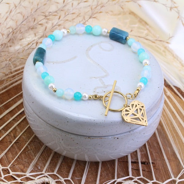 Pulsera nacar CORAZÓN