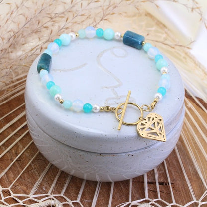 Pulsera nacar CORAZÓN