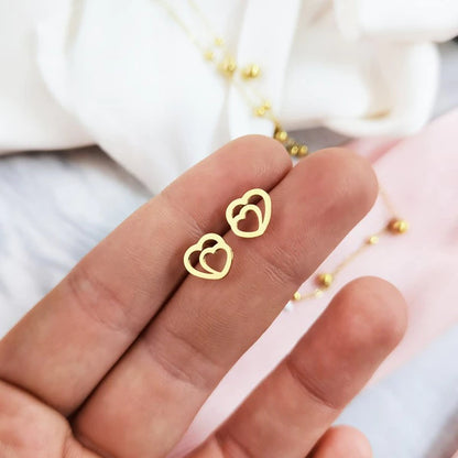 Pendientes corazón