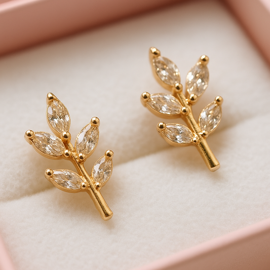 Pendientes “Hojas de Luz”