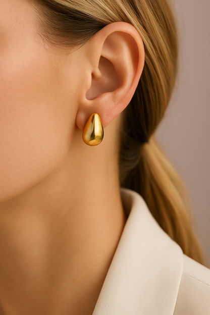 Pendientes Gota Dorada · Elegancia Atemporal